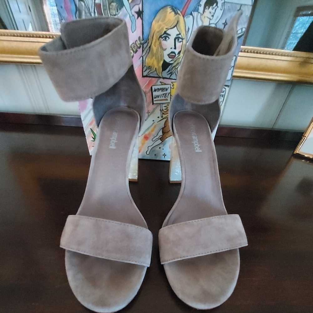 Jeffery Campbell Pearl Lindsay Heel, size 8, gently worn
